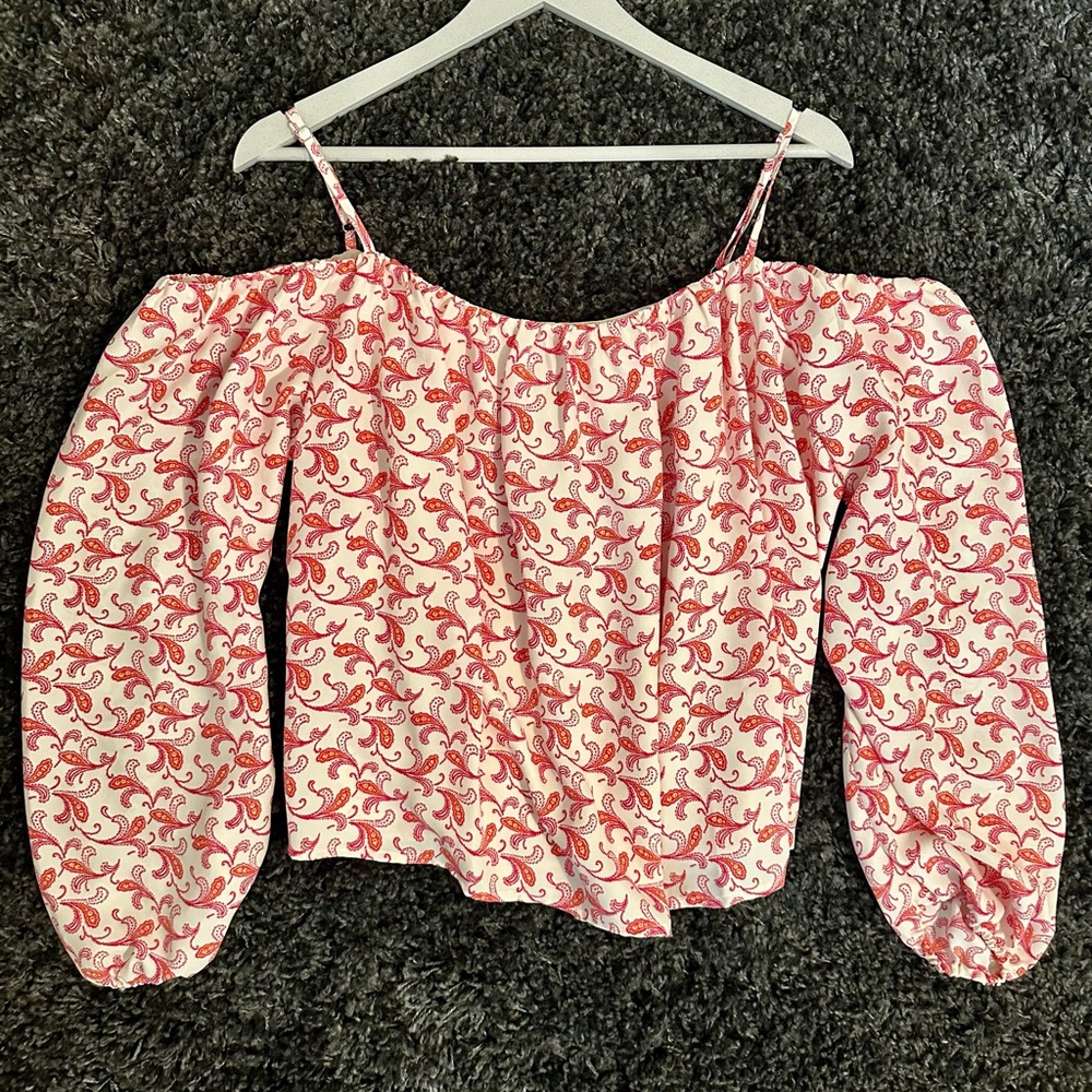 Ann Taylor , off the shoulders top. Size L . Never Worn